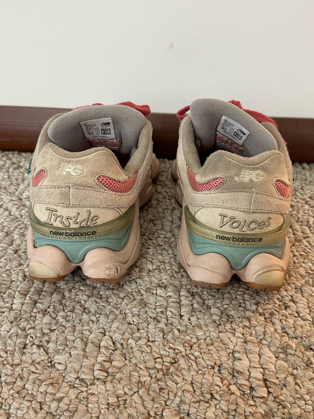 New Balance 9060 Joe Freshgoods Inside Voices Penny Cookie Pink Women's Sneaker - Picture 8 of 14